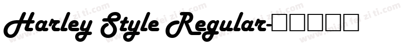 Harley Style Regular字体转换